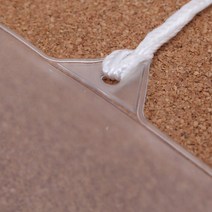 기본 걸이형 명찰케이스 비닐 이름표 10개 실습생명찰 회사명찰