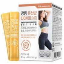광동생활건강 광동 유산균 다이어트 슬림 3.5g x 30포, 4개