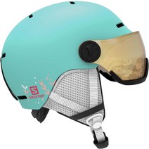 스노보드 헬멧살로몬 (SALOMON) 스키 헬멧 스노우 보드 헬멧 GROM VISOR (그롬 바이저) 키즈 S ~ L, 03 글로시/핑크_03 L_01 그롬 바이저