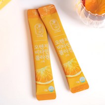 동서웰빙 이너채움 오렌지 비타민C 콜라겐스틱 저분자 10g x 30포