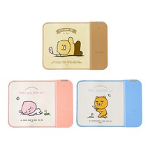 카카오프렌즈 듀얼 무선충전 마우스패드 라이언 어피치 춘식이 고속충전 핸드폰 에어팟 버즈