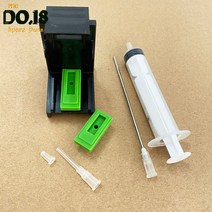 잉크 리필 카트리지 클립 고무 패드 주사기 도구 키트 HP 46 64 67 305 124 124XL 305XL 67XL 805XL 62XL 303XL 용 클램프, [03] Option B