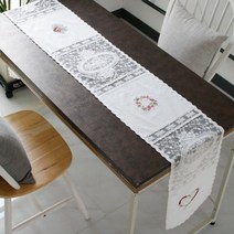 기타 바보사랑[체리하우스] 하트 자수 러너 - 6인