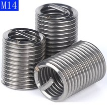 m14 x 2 헬리코일 나사 인서트 304 스테인레스 스틸 나사 수리 와이어 인서트, m14x2x1d-5pcs