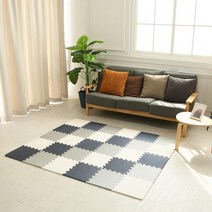 파워 EVA 퍼즐매트 놀이방매트 10P 30X30X1.2cm, 10개, 네이비