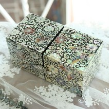 아이비1호씨크릿 자개보석함 자개함 나전칠기보석함, T9아이비1호씨크릿자개보석함(블랙):선물포장X