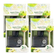 불스원 프리미엄 그라스 차량용 디퓨저 105ml, 애플사이다, 4개