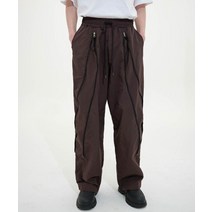 트립르센스 하이브리드 사이드 지퍼 팬츠 바지 브라운