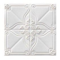 천정텍스 천정재 천장몰딩 천장마감 리빙보드 아스텍스 플라워 꽃, 4.루덴 화이트 70x70cm 두께6.5mm