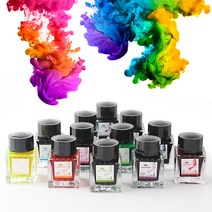 Jinhao 만년필 잉크 딥펜 캘리그라피 병잉크, 네온 그린