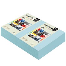 종이문화 프린트프로 칼라복사지 A5 80g No.16 스카이블루 1000매