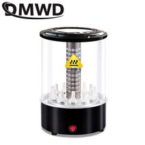 양꼬치 구이 기계 닭 꼬치 구이기 전기 직화기 케밥 그릴 자동 회전 무연 바베큐, 검은색