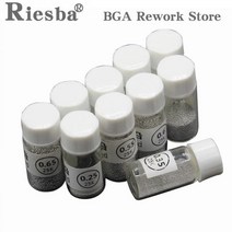 솔더 페이스트 크림 1pcs 0.250.76MM Sn63 Pb37 25k 납 볼 병 BGA 리볼링 도구 용, 1pcs 0.5mm 25K, 06 1pcs 0.5mm 25K