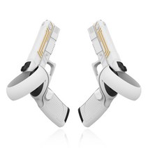 Oculus quest 2 컨트롤러 슈팅 스탠드 용 vr gun stock oculus quest 2 vr 액세서리 용 콘솔 그립, 하얀