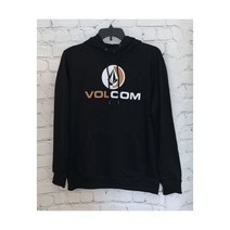 볼컴 남성 미디엄 블레이크아웃 블랙 풀오버 후드 스웨터 458522