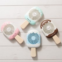 아이스크림 선풍기 미니선풍기 저소음 휴대용선풍기, 아이스크림선풍기/민트