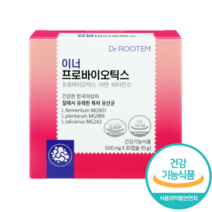 닥터루템 이너프로바이오틱스 여성유산균 질유래 유산균 아연 비타민 D 식물성 캡슐, 1개 30일