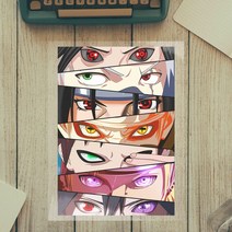 NARUTO Patches for 옷 애니메이션 눈 열 스티커 t-shirt print, 11A, 1개