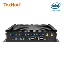 TexHoo 미니 PC 컴퓨터 인텔 코어 i7-10750H i5-10300H 윈도우 11 프로 10 리눅스 시스템 유닛 Minisforum 산업용 ITX RS232 COM, 04 8G RAM 2TB HDD, 04 Intel i5-4310M 2COM