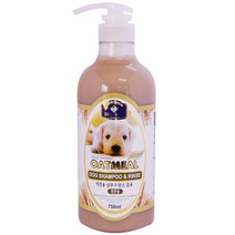 정품 강아지 뉴벨버드 오트밀 샴푸 린스 750ml, 1개