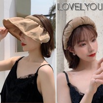 러벨유 2in1롤업머리띠 썬캡