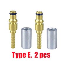 고압세차기 부품 부속 고압 세척기 호스 피팅 커넥터 Karcher K Lavor AR Daewoo Black amp Decker 수리 어댑터 소켓 포함, [05] 2 pcs E
