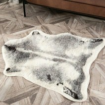 모조 오소리 가죽 카펫 동물 매트 바닥 80*108CM 거실 홈 장식 미끄럼 방지 러그