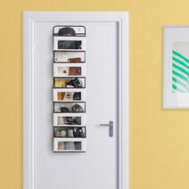 별나라 문걸이 5단 수납 정리 선반 보관함, 화이트