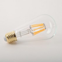 오닉스 LED 에디슨전구 ST64 8W 램프, 1개