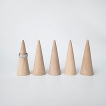 반지 홀더 원목 반지 거치대 진열대 5개세트 S L, L(8cm) 5개, 5개