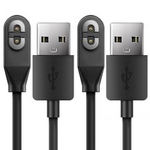TUSITA [2팩] AfterShokz Aeropex AS800 OpenComm ASC100SG Shokz OpenRun Pro와 호환되는 마그네틱 충전기 - USB 충전 케이