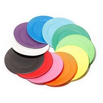 종이접시(180mmx10입)문구 만들기 꾸미기재료, 주황