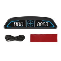 HUD For Cars Speedometer Use GPS Smart Digital Reminder Vehicle Heads Up Display, 한개옵션0