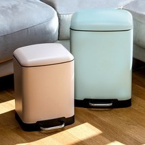 소프트 무소음 페달휴지통, 1개, 소프트민트6L