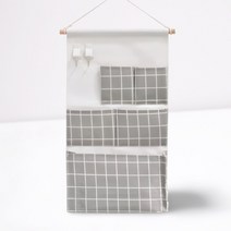 린넨 행잉오거나이저 벽걸이 수납 포켓 방수 월포켓 방꾸미기, 벽걸이포켓