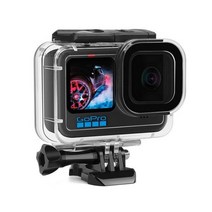 GoPro Hero 10 9 용 60M 방수 케이스 검정색 보호 다이빙 수중 하우징 셸 커버 빨간색 보라색 컬러 필터 go pro127669, Case Only