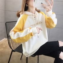 L.ONLINE SHOP가을 맨투맨 여성 루즈핏 후드티 캐주얼 빅사이즈 후드티 후드집업 후드코트 힙합패션
