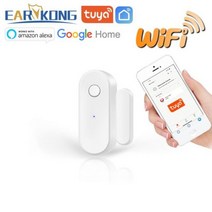 도어센서 문열림센서 문열림 알림 스마트홈 스마트 센서 Tuya스마트 WiFi 도어 열림 닫힘 감지기 알람 Alexa Google Home 호환 디지털 문 자동 탐지 구글 어플 알렉, Kind A1