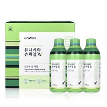 1+1 유니베라 슈퍼겔 W 1000g X 3 (남양 알로에 맥스피 신형) + 시음용 40포 800g, 유니베라 슈퍼겔 W 1000gX3, 3개