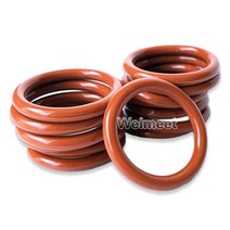 고무오링 패킹 실리콘 오링 고무링 10pcs 와이어 직경 3.5mm OD10-205mm 오일 저항 실리콘 고무 씰링 링 고, 18 27mm