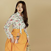 생활한복에 생활한복을 더한 덧치마 스커트 빅사이즈 허리치마 퓨전의상