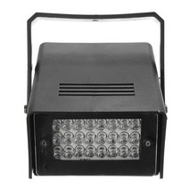 싸이키조명 나이트 노래방 클럽 파티 조명 24led 무대 프로젝터 dj 스트로브 디스코 ktv stroboscope ac220v 무대 효과 eu 플러그 dropship, 푸른