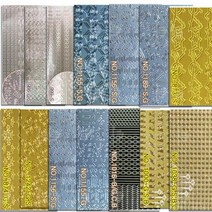 로코코네일씰 명품스티커 로코코 네일스티커 로코코데칼 네일씰, 로즈골드/1016, 1개