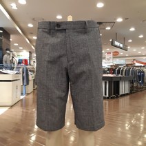 피에르가르뎅 캐주얼[동아강북] 7866 남성 SS 21년 허리밴딩 잔체크 스판반바지 PLPC2561