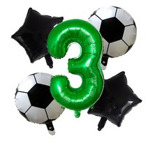 황금 트로피 18 인치 축구 스타 호일 풍선 남자 생일 파티 장식 스포츠 게임 공기 공 globos 샤워 용품, 걱정