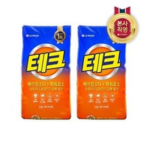 LG생활건강 [S]테크 파워 분말세제 겸용 리필 6kg X 2개