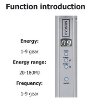 충격파 치료 기계 ED 통증 완화 카이로프랙틱 조정 도구 교정 2 인 1 척추 마사지, 01 US Plug