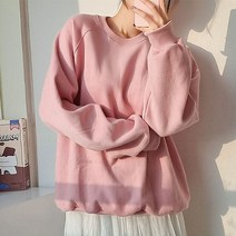아비엘르 여성 양기모 나그랑 무지 맨투맨 허그미