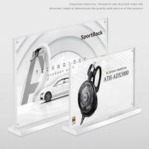 아크릴 가림막 칸막이 책상 테이블 비말차단 B타입, 세로 A5