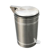 페달휴지통 스텐휴지통, 신형50L(350*690), 1개